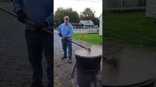 Catoctin Furnace board member Dominic Curcio describes the apple butter making process [upl. by Reseta]