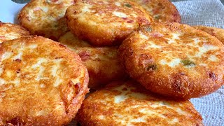 TORTITAS DE PAPA CON CHILEJAMONQUESO [upl. by Diarmid287]