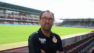 Pele Wollitz vor dem FCESaisonstart 201718 [upl. by Welles]