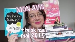 AVIS ENJOYMARIE amp NOS ETOILES CONTRAIRES  BOOK HAUL MAI  HAPPYNS [upl. by Ahtimat]