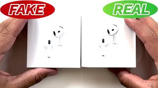 AIRPODS 4 FAKE VS REAL [upl. by Cathi814]