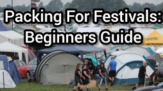 Packing For Metal Festivals Beginners Guide [upl. by Hadnama]