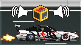 2AR PURE ENGINE SOUND  BOOSTED SUPERCHARGED AND STOCK  PIXEL CAR RACER [upl. by Llorre]