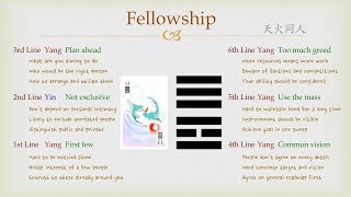 Goodies I Ching  13 Fellowship Lines [upl. by Paul216]