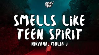 Nirvana  Smells Like Teen Spirit Malia J Cover Black Widow Opening Soundtrack Lyrics [upl. by Gerhan839]