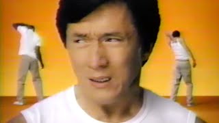 Hanes Tagless TShirt TV Commercial with Jackie Chan and Michael Jordan 2003 [upl. by Acnalb]