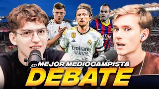 ¿CUAL ES EL MEJOR MEDIOCAMPISTA DEL SIGLO 21 ¿MODRIC KROOS INIESTA  DEBATE 2024 [upl. by Kelbee83]