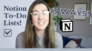 3 Ways to Create Notion ToDo Lists  Managing Tasks in Notion with Linked Databases amp Filters [upl. by Shaylyn]