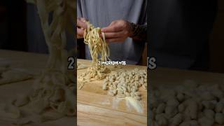 Homemade Pasta Bianca  DIY Vegan “White Dough” shorts [upl. by Gertie]