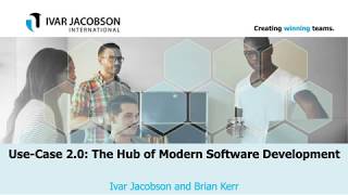 quotUseCase 20 The Hub of Modern Software Developmentquot with Ivar Jacobson [upl. by Llehsem12]