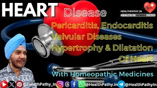 Heart Pericarditis Endocarditis Hypertrophy amp Dilatation Of Heart [upl. by Atnima]