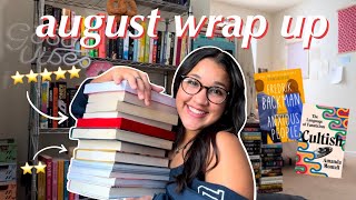 Lets talk about the 17 books I read in August📚🌤️⛱️ August 2024 reading wrap up [upl. by Dnalloh440]