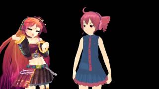 【MMD】The adventures of Ritsu and Teto [upl. by Feeney]