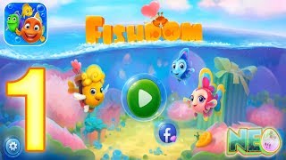 Fishdom Gameplay Walkthrough Part 1  Level 15 Completed iOS Android [upl. by Eivod398]