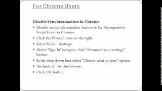 fix unresponsive script error in firefox chrome and IE [upl. by Gatias232]