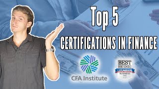 Top 5 Finance Certifications CFA MSF CAIA FRM CFP Career Paths Salary Cost and More [upl. by Quenby]