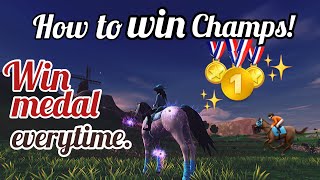 How To Win Championship  Medal everytime  SSO  Star Stable Online [upl. by Enala]