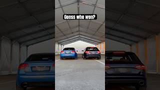 Audi RS4 B7 vs B8 battle  Who won [upl. by Eimmelc]