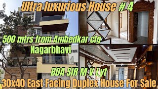 Ultra Luxurious 30x40 East Facing BDA House For Sale At Nagarbhavi Mallathalli Bangalore [upl. by Ttehr]