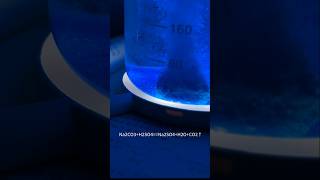 Water sparkling chemistry experiment chemical science [upl. by Hufnagel]