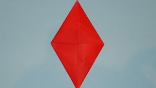 How To Make An Origami Christmas Diamond [upl. by Ydarb]