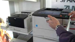 okm2000de Kyocera FS3920DN 3920 Tonerwechsel Kopierer Drucker BayreuthAVI [upl. by Britni]