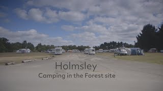 Holmsley Camping in the Forest site [upl. by Alol]