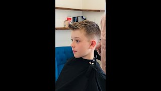 BOYS HAIRCUT how to cut your sons hair [upl. by Dressel649]