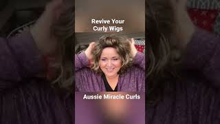 Revive Your Curly Wigs with Aussie Miracle Curls shorts curlywigs paulayoungwigs wavywig [upl. by Melena]