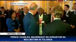 Prince Charles Gives Donations to Yolanda Victims [upl. by Eran666]