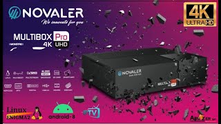 NOVALER MULTIBOX 4K PRO ULTRA HD مواصفات [upl. by Eniamirt]