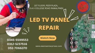 LED PANEL REPAIR 55TU8500 WITH BONDING MACHINE RAWALPINDI ISLAMABAD [upl. by Nabi]