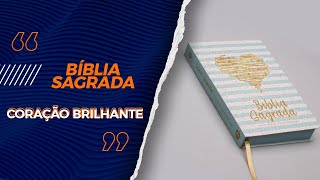 Bíblia Sagrada  NVT  Letra Grande  Capa Dura  Coração Brilhante  Livrarias Família Cristã [upl. by Yenittirb872]