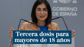 Se aprueba la tercera dosis de la vacuna contra el Covid para todos los mayores de 18 años [upl. by Emyle]