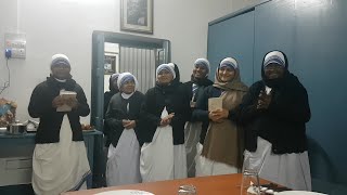 MOTHER TERESA SISTERS CELEBRATING ARCHDIOCESE OF RANCHI MC Sisters greet Bishop for CHRISTMAS [upl. by Duston]