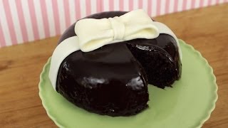 How to Make a Chocolate Ganache Bow Cake [upl. by Shargel]