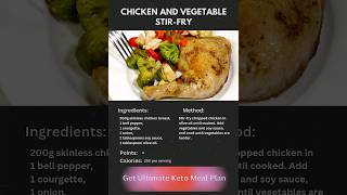 Quick Chicken and Vegetable StirFry  Easy and Delicious Recipe weightwatchers ww shorts [upl. by Nidroj]