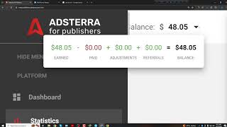 adsterra 48 payment withdrawal  adsterra withdrawal webmoney  adsterra withdrawal proof [upl. by Devol]