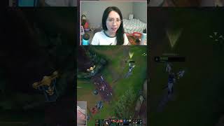 Legend says she dodged Lee sin q till her nexus boomed 💀 leagueoflegends gaming streamer twitch [upl. by Nolrak309]