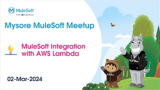 MuleSoft Integration with AWS Lambda Serverless Function  MuleSoft Mysore Meetup 44 [upl. by Ojyram]