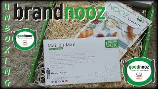 BRANDNOOZ GOODNOOZ BOX ❤ Mai oh Mai Unboxing Smarties Dr Oetker  NatBittersweet  HD [upl. by Anemix]