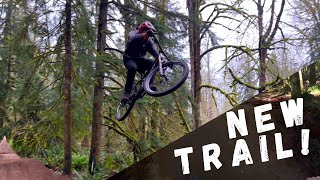 NEW TRAIL AT DUTHIE HILL MTB PARK [upl. by Bolen]