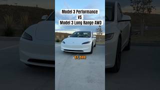 Is the Model 3 Performance Worth 7500 More Than AWD 🤔😳 [upl. by Arel406]