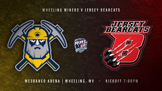 AAL2  Wheeling Miners VS Jersey Bearcats  Week 2 [upl. by Haliled]