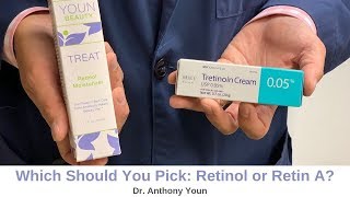 Which is Better Retinol and Retin A Which Should You Pick  Dr Anthony Youn [upl. by Aihsemak379]