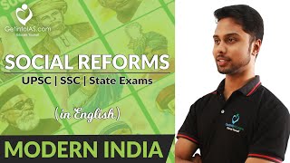 Social Reforms  Spectrum Modern History  In English  UPSC  GetintoIAS [upl. by Nalyad61]