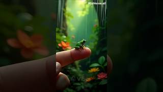 A Beautiful Tiny frog 🐸😍shorts youtubeshorts frog [upl. by Baillie]