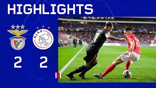 Remise in Lissabon♟🤝 Highlights Benfica  Ajax  UEFA Champions League [upl. by Einal]