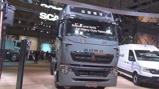 Sinotruk Howo T7 500 ZZ4187W361HF1B Tractor Truck 2019 Exterior and Interior [upl. by Enylodnewg]