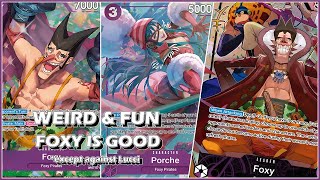 FOXY  LETS DO A SILLY ONE WEIRDLY GOOD DECK  BUILD amp GAMEPLAY  OP085  ONE PIECE [upl. by Ab]